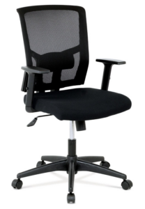 Kancelářská židle na kolečkách Autronic KA-B1012 BK –  s područkami