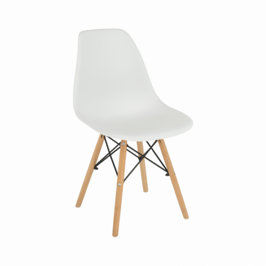 Jídelní židle - Tempo Kondela Židle CINKLA 3 NEW - bílá / buk + kupón KONDELA10 na okamžitou slevu 3% (kupón uplatníte v košíku)
