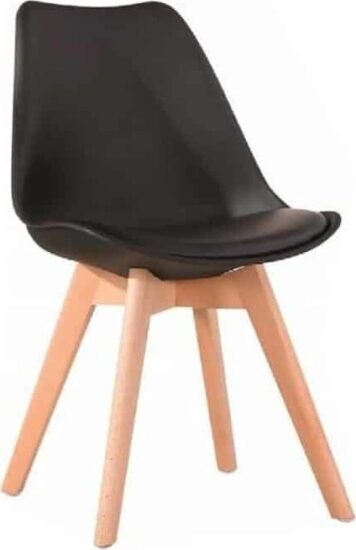 Jídelní židle - Tempo Kondela Jídelní židle BALI 2 NEW - černá / buk + kupón KONDELA10 na okamžitou slevu 3% (kupón uplatníte v košíku)