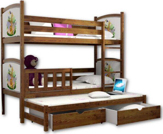 Dětské patrové postele - Vomaks  PPV 005 - 1222/MOR2