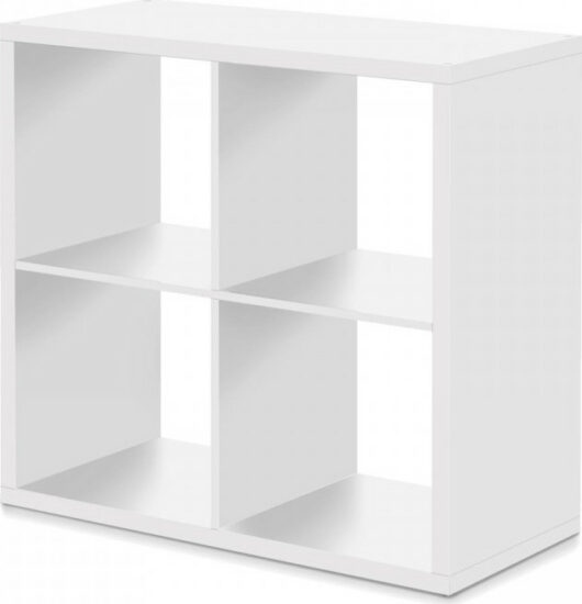 Dělící stěny - Idea Knihovna MAX 4 kostka bílá