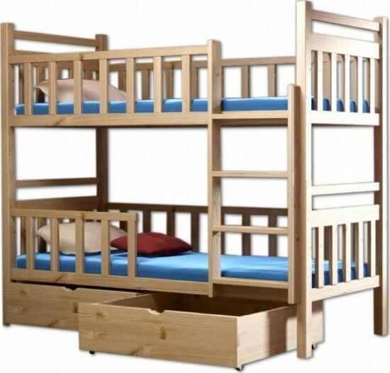 Dětské patrové postele - Vomaks  PP 009 - 1150/BAR22