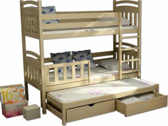 Dětské patrové postele - Vomaks  PPV 001 - 1210/BAR2