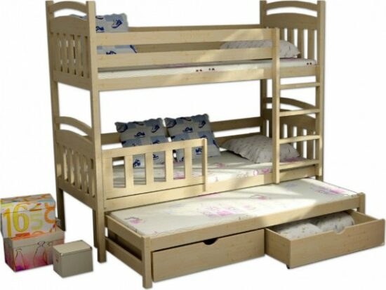 Dětské patrové postele - Vomaks  PPV 001 - 1210/BAR3
