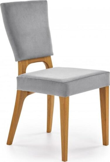 Jídelní židle - Halmar Jídelní židle WENANTY - dub medový/šedá