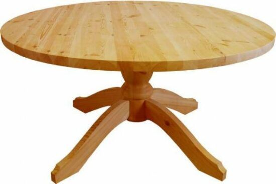 Jídelní stoly - Unis Stůl dřevěný 00444 kulatý