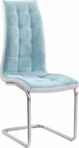 Jídelní židle - Tempo Kondela Jídelní židle SALOMA NEW - mentolová / chrom + kupón KONDELA10 na okamžitou slevu 3% (kupón uplatníte v košíku)