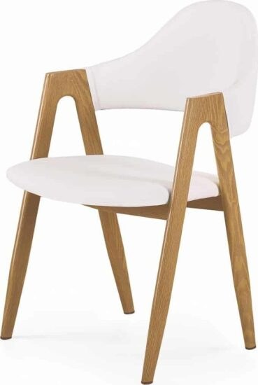Polokřesla (židle s područkami) - Halmar Jídelní židle K-247 šedá