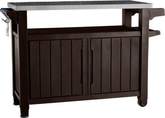Stoly a stolky - Rojaplast Stůl UNITY XL 207L - hnědý