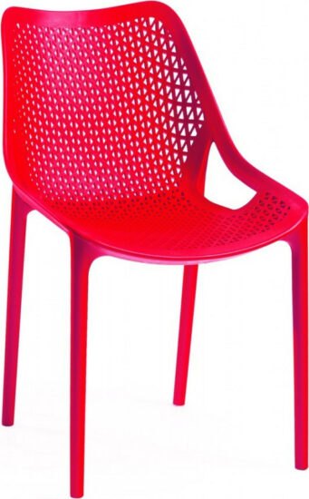 Zahradní židle a křesla - Rojaplast Židle BILROS - červená