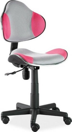 Kancelářské židle - Casarredo Kancelářská židle Q-G2 šedá/růžová
