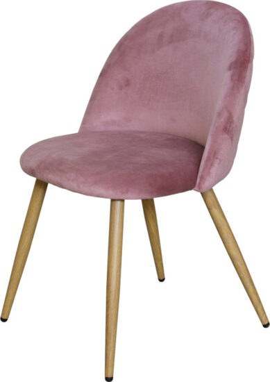 Jídelní židle - Idea Jídelní židle LAMBDA růžový samet
