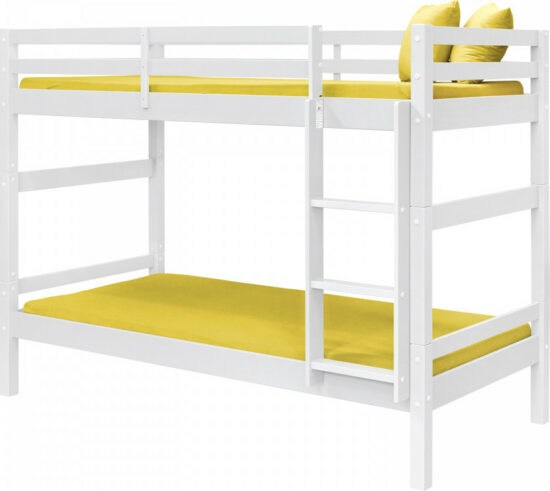 Dětské patrové postele - Idea Palanda GIGA bílý lak