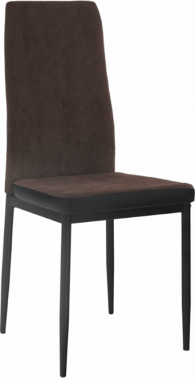 Jídelní židle - Tempo Kondela Jídelní židle ENRA - tmavohnědá/černá + kupón KONDELA10 na okamžitou slevu 3% (kupón uplatníte v košíku)