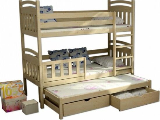 Dětské patrové postele - Vomaks  PPV 001 - 1210/BEZ