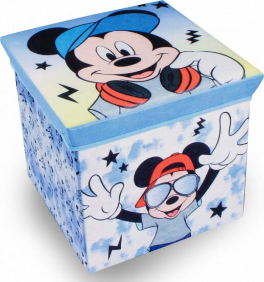 Dětské komody a boxy - bHome Úložný box na hračky Myšák Mickey s víkem UBBH0768
