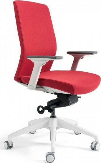 Kancelářské židle - Office Pro Kancelářská židle J2 WHITE BP - červená 202