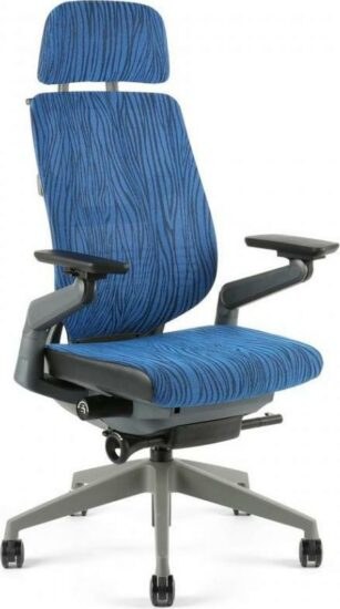 Kancelářské židle - Office Pro Kancelářská židle KARME MESH - A-07 modrá