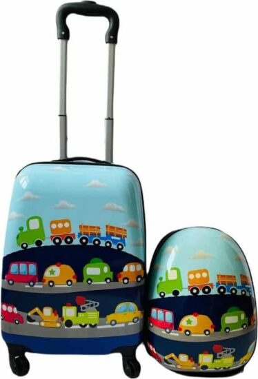 Dětské kufry na kolečkách - bHome Dětský cestovní kufr a batůžek City 29l KFBH1253