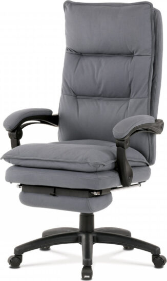 Kancelářské židle - Autronic Kancelářské křeslo s podnožkou KA-Y350 GREY