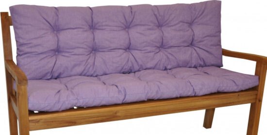 Podušky na lavice - Axin Trading Polstr na zahradní lavičku 120 cm - fialový melír