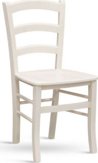 Jídelní židle - Stima Dřevěná židle Paysane COLOR - masiv bianco anilin