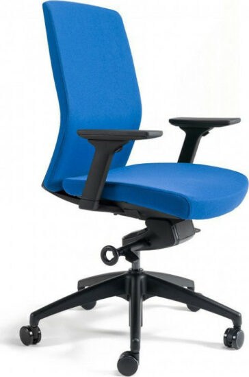 Kancelářské židle - Office Pro Kancelářská židle J2 BP černý plast - tmavě modrá 211