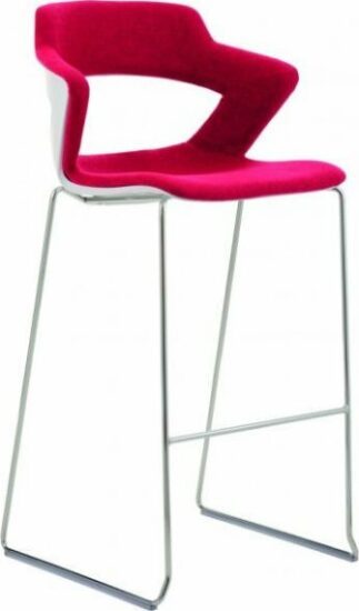 Barové židle - Antares Barová židle 2160/SB TC Aoki - čalouněný sedák + opěrák