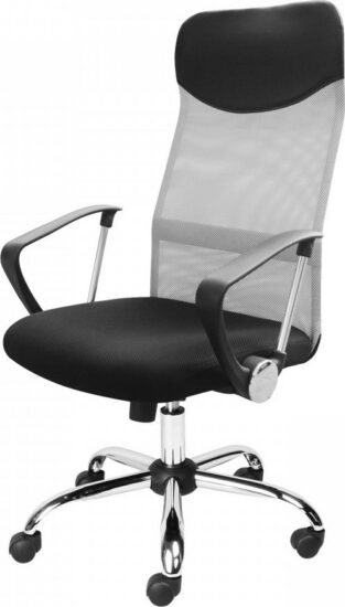 Kancelářské židle - Idea Kancelářské křeslo PRESIDENT stříbrné