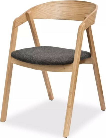 Jídelní židle - MIKO Jídelní židle Guru dub čalouněný sedák
