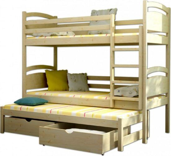 Dětské patrové postele - Vomaks  PPV 002 - 1213/BAR16
