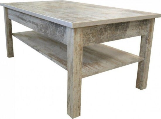 Konferenční stolky - Falco Konferenční stolek Samir R9 bílá borovice