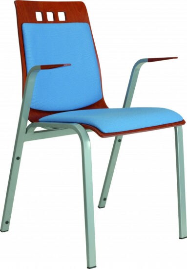 Konferenční - Alba Konferenční židle Berni čalouněná - s područkami