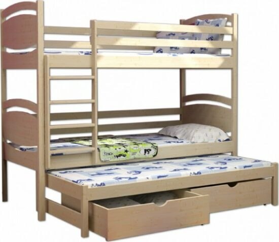 Dětské patrové postele - Vomaks  PPV 003 - 1216/BAR4
