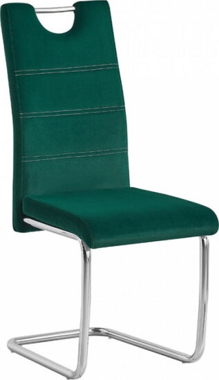 Jídelní židle - Tempo Kondela Jídelní židle ABIRA NEW -smaragdová + kupón KONDELA10 na okamžitou slevu 3% (kupón uplatníte v košíku)