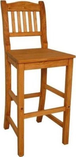 Barové židle - Unis Barová dřevěná židle Dona 00538