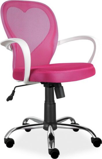 Dětské židle - Casarredo Kancelářské křeslo DAISY růžová