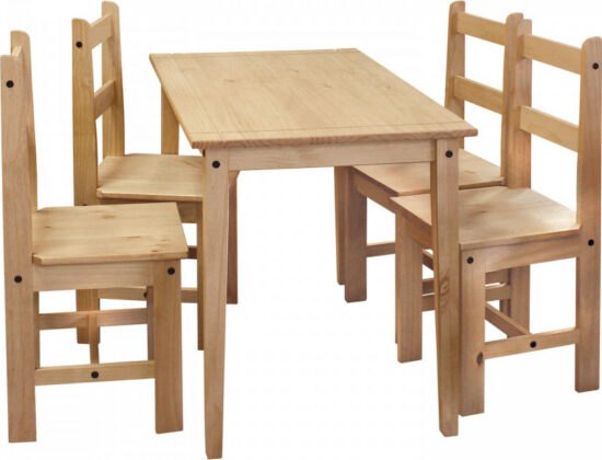 Jídelní sety 4+1 - Idea Stůl + 4 židle CORONA 2 vosk 161611