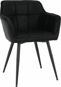 Polokřesla (židle s područkami) - Tempo Kondela Designové křeslo TOPAZ - černá + kupón KONDELA10 na okamžitou slevu 3% (kupón uplatníte v košíku)