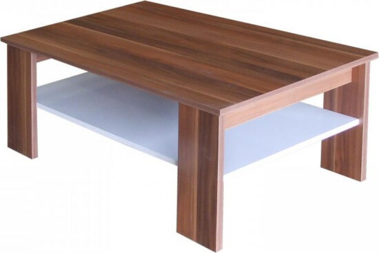 Konferenční stolky - Idea Konferenční stolek 67950 - ořech / bílá