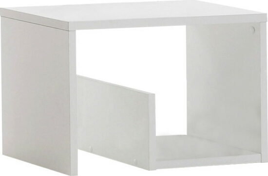 Konferenční stolky - Tempo Kondela Příruční stolek VOLKER - bílá + kupón KONDELA10 na okamžitou slevu 3% (kupón uplatníte v košíku)