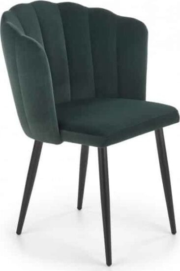 Polokřesla (židle s područkami) - Halmar Jídelní polokřeslo K386 - tmavě zelené
