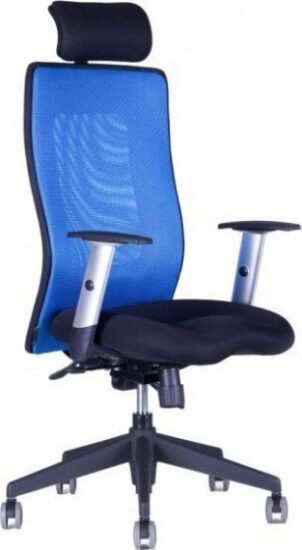 Kancelářské židle - Office Pro Kancelářská židle Calypso Grand s podhlavníkem - dvoubarevná