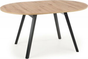 Jídelní stoly - Halmar  jídelní stůl RUBEN - dub artisan/černá