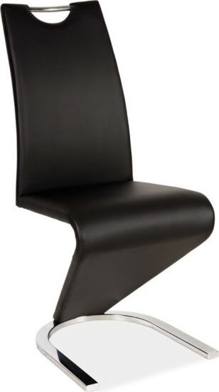 Jídelní židle - Casarredo Jídelní čalouněná židle H-090 černá/chrom