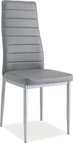 Jídelní židle - Casarredo Jídelní čalouněná židle H-261 Bis šedá/alu