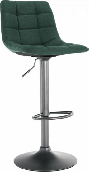 Barové židle - Tempo Kondela Barová židle LAHELA - zelená / černá + kupón KONDELA10 na okamžitou slevu 3% (kupón uplatníte v košíku)