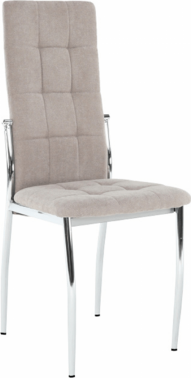 Jídelní židle - Tempo Kondela Židle ADORA NEW - hnědá látka / kov + kupón KONDELA10 na okamžitou slevu 3% (kupón uplatníte v košíku)