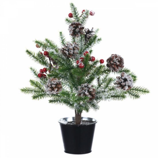 Vánoční dekorace - Autronic Vánoční stromek v květináči SF1078