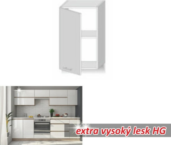 Line white - Tempo Kondela Kuchyňská skříňka LINE WHITE G40 + kupón KONDELA10 na okamžitou slevu 3% (kupón uplatníte v košíku)